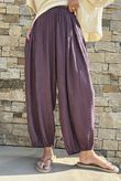 Cyril Crinkle Balloon Pant Merlot